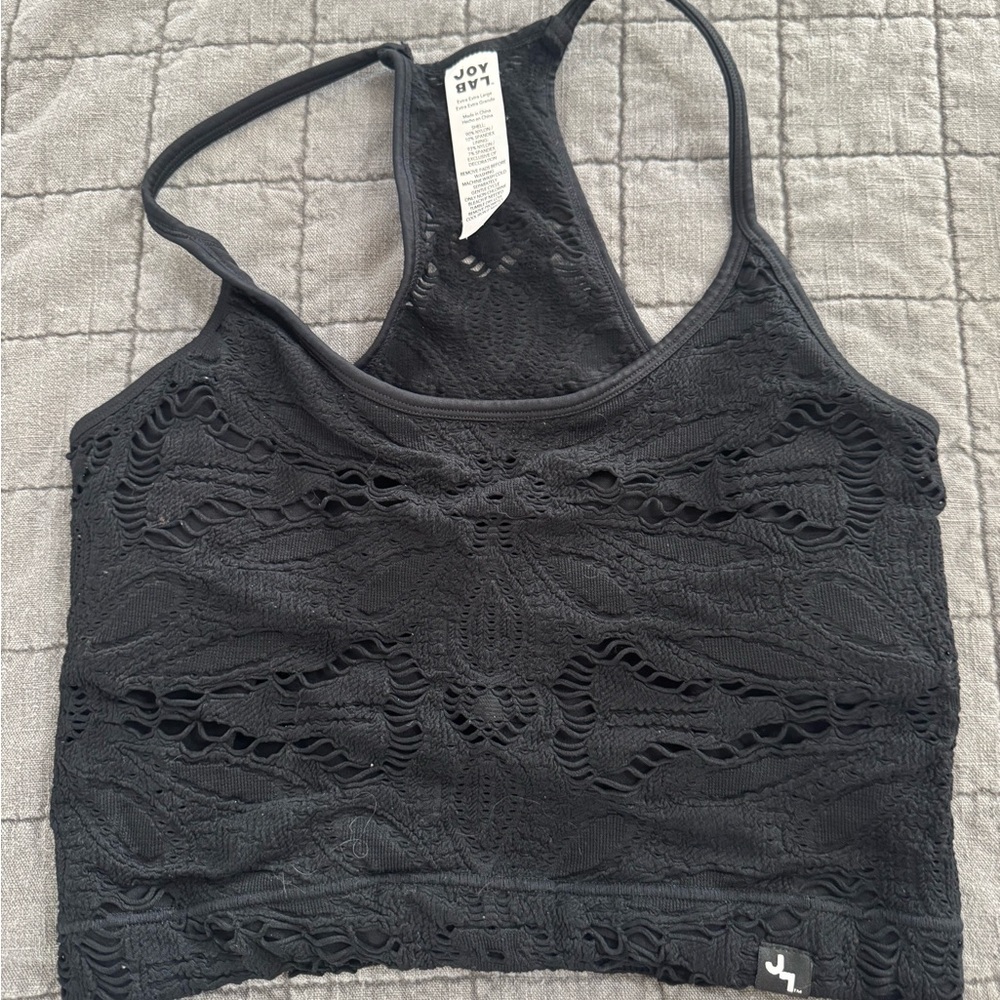 JoyLab Elegant Black Lace Bralette